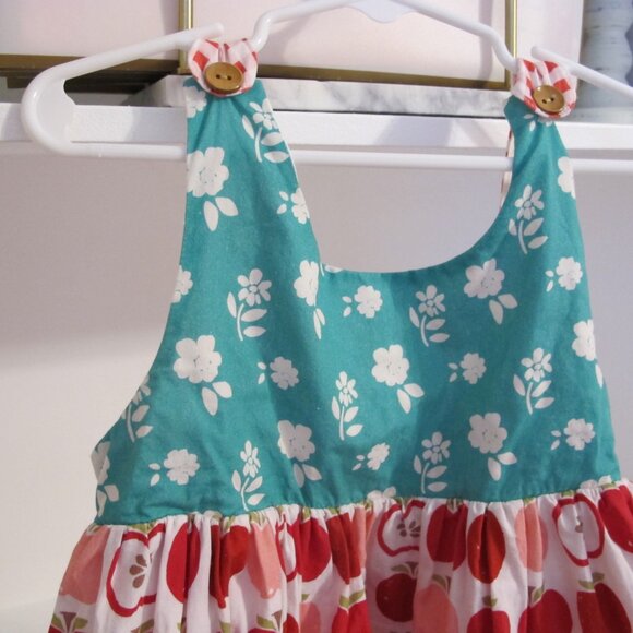 Girl's Sweet Honey Sweethoney Apple Back to School Tunic Dress Size 6Y EUC - Picture 4 of 5